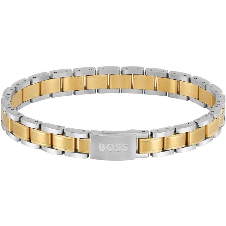 Boss Men's Silver Gents Metal Link Essentials Bracelet