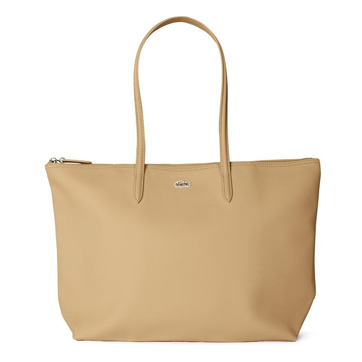 Lacoste Women's Beige Large Tote Bag