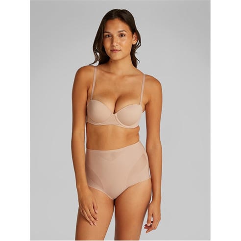 Calvin Klein - Women's Sculpted Firm Mesh Brief Shapewear