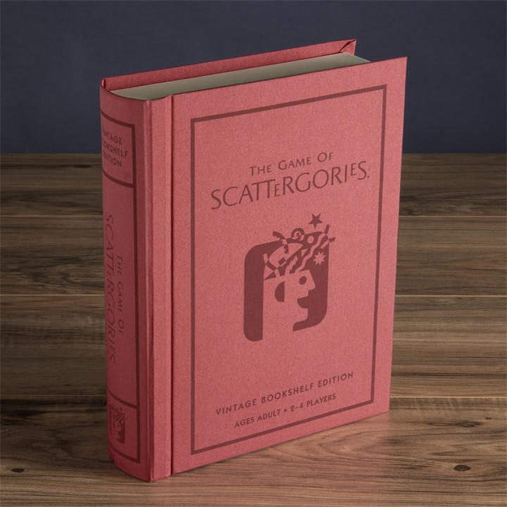 Hasbro Unisex Multi Scattergories Vintage Bookshelf Edition