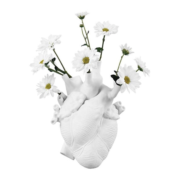 Seletti Marcantonio Love In Bloom Porcelain Heart Vase,Specials : American Fashion Style Bags On Sale
