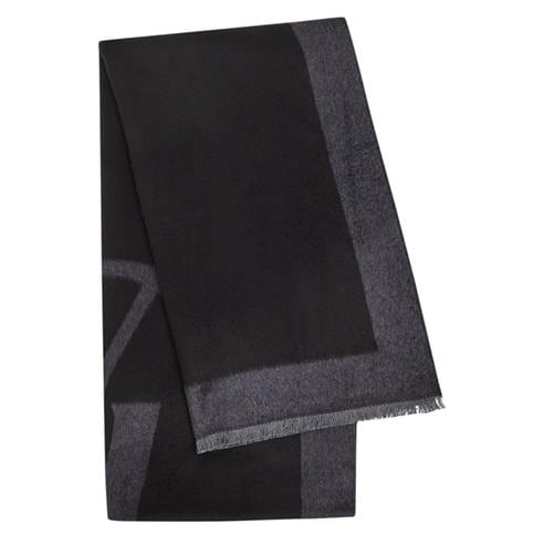 Saint Laurent - Cassandra Logo Silk Scarf