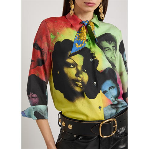 Versace - BANDEAUX 5X86 SILK TWILL SUN I
