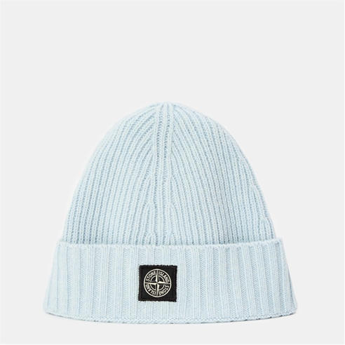 STONE ISLAND - Kids' Wool Logo Beanie