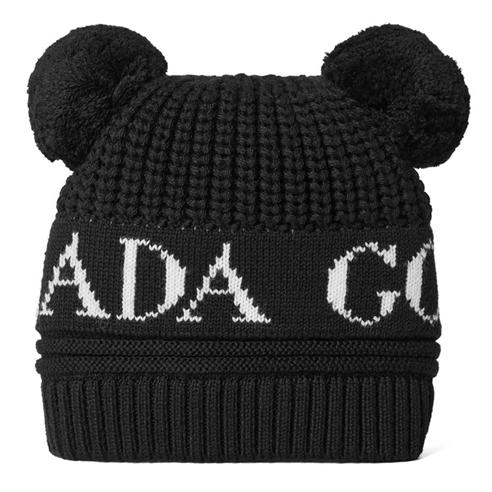 CANADA GOOSE - Kids' Double Pom Merino Wool Beanie