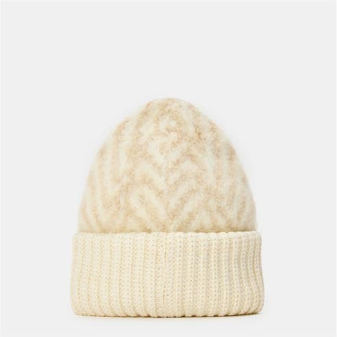 FENDI - Brown Chevron alpaca hat