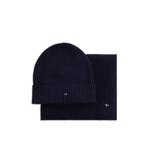 Tommy Hilfiger - Flag Logo Beanie and Scarf Gift Set
