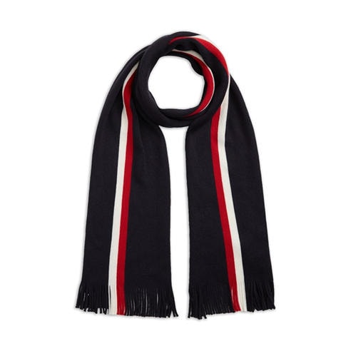 Tommy Hilfiger - Global Stripe Wool Blend Scarf