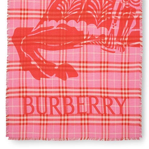 BURBERRY - Burb Gauze Scarf Ld63