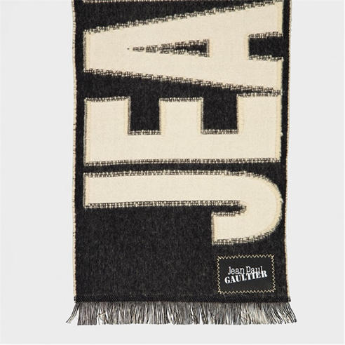 JEAN PAUL GAULTIER - Women's Patterned Midweight Scarf