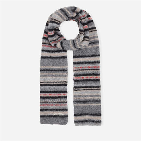 GANNI - Women's Stripe Midweight Scarf