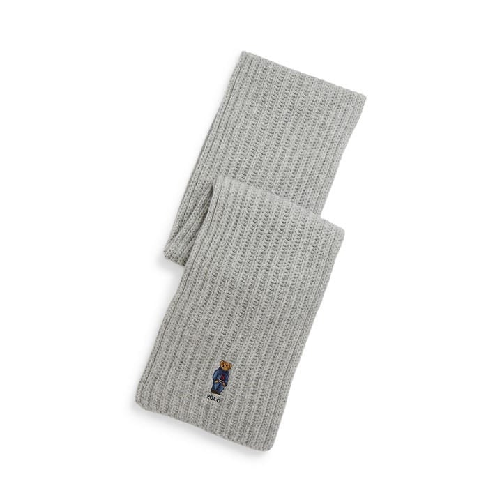 Polo Ralph Lauren Women's Grey Bear Scarf