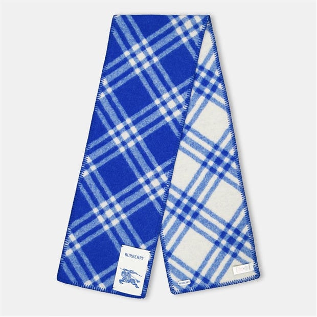 Sugar Pink - BURBERRY - Check Scarf