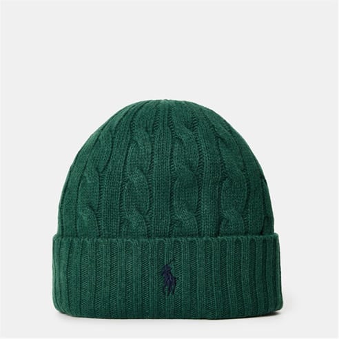 Polo Ralph Lauren - Cable Knit Merino Wool-Blend Beanie