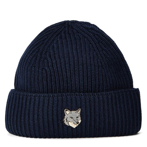 MAISON KITSUNE - Men's Fox Hooded Large Beanie