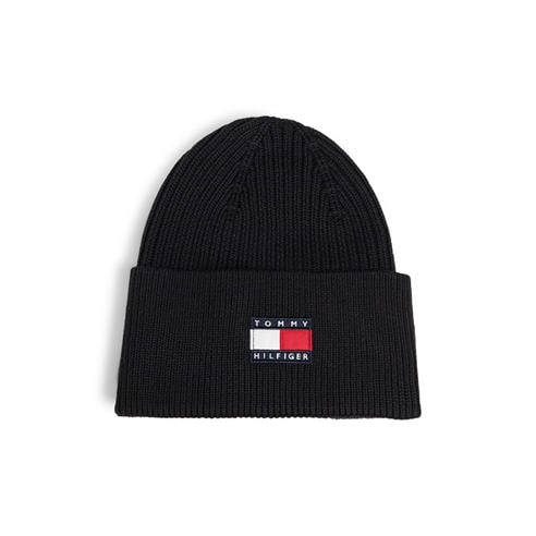 Tommy Hilfiger - Kids' Flag Cotton Logo Beanie