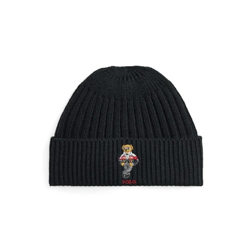 Polo Ralph Lauren - Polo Bear Wool Blend Rib-Knit Beanie
