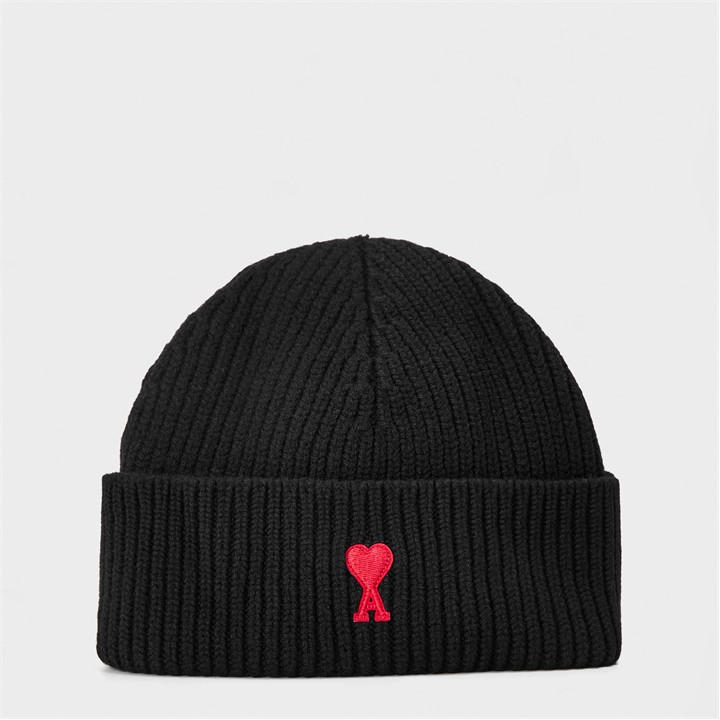 AMI PARIS Men’s Beanie – Black