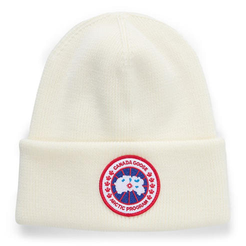 CANADA GOOSE - Men's Plain Wool Disc Toque Beanie