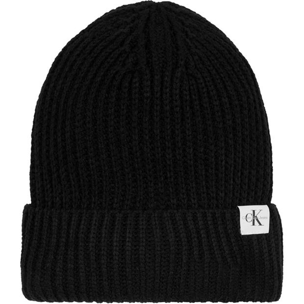 Calvin Klein Jeans Monogram Rib Beanie Junior,All Products : American Fashion Style Bags On Sale