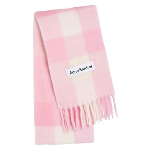 Acne Studios - Women's Vally Check Wool Scarf