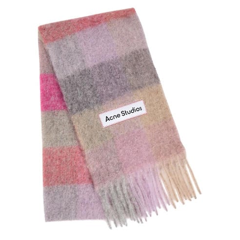 Acne Studios - Women's Vally Check Wool Scarf