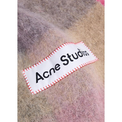 Acne Studios - Women's Vally Check Wool Scarf