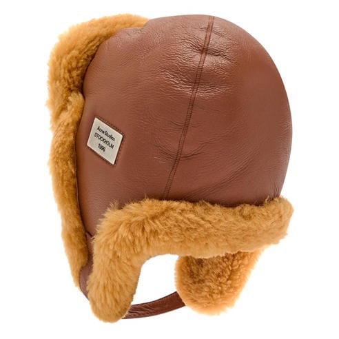 Acne Studios - Women's Belmet Shearling Snap Trapper Hat