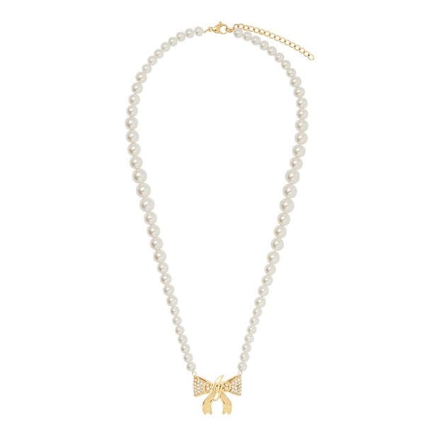 AGENT PROVOCATEUR Brady Pearl Bow Pendant,All Products : American Fashion Style Bags On Sale