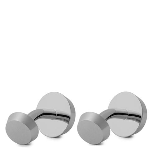 BOSS - Men's Simony Polished Silver-Tone Cufflinks