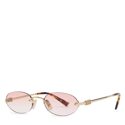 Miu Miu - MIU MIU RIMLESS OVAL METAL SG