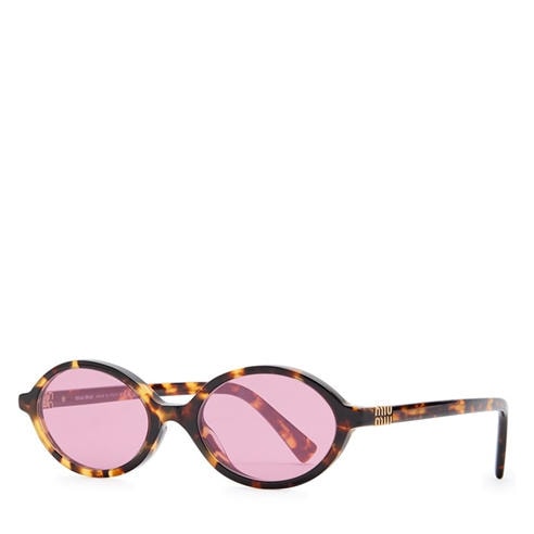 Miu Miu - Women's Acetate Oval Sunglasses