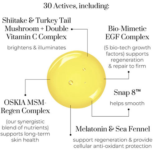 Oskia - Unisex Midnight Elixir Face Serum