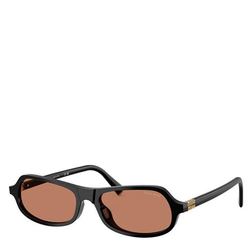 Miu Miu - Women's Narrow Oval Sunglasses