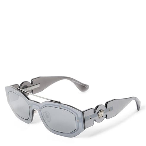 Versace - Men's Mirrored Acetate Hexagon Sunglasses