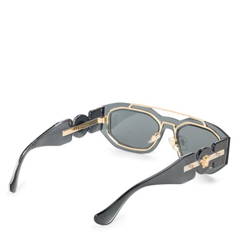 Versace - Men's Mirrored Acetate Hexagon Sunglasses