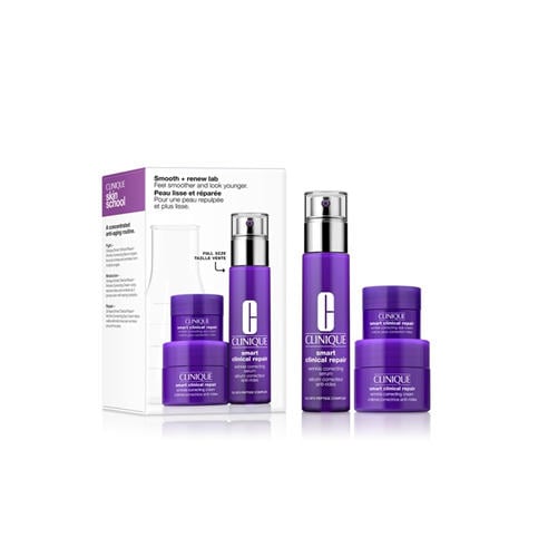 Clinique - Skin School Supplies: Smooth + Renew Lab Serum Skincare Set