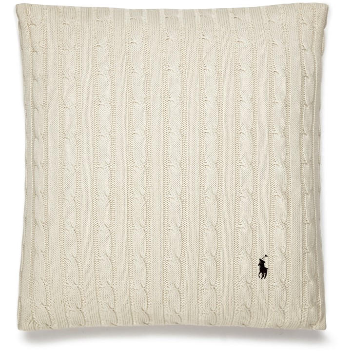 Ralph Lauren Home Unisex White Cushion 45X45cm