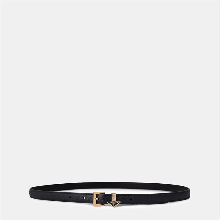 Prada Women's Black Saffiano Belt Medium