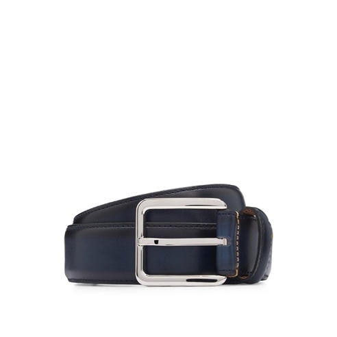 Boss - Lars-St Sz35 10260113 01 Leather Belt Mens