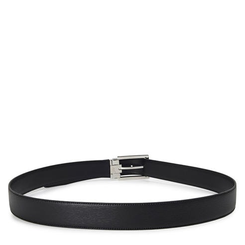 MONTBLANC - 35mm Leather Logo Belt