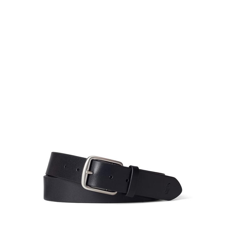 Polo Ralph Lauren Men's Black Saddle Leather Belt - M