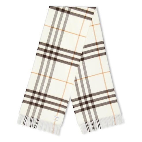 BURBERRY - Check Cashmere Scarf