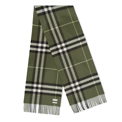 BURBERRY - Check Cashmere Scarf