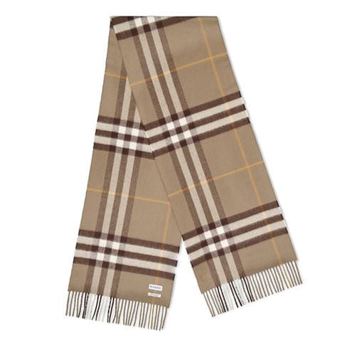 BURBERRY - Check Cashmere Scarf