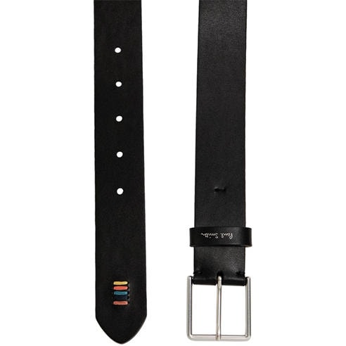 Paul Smith - Men's Stitch Striped Leather Belt