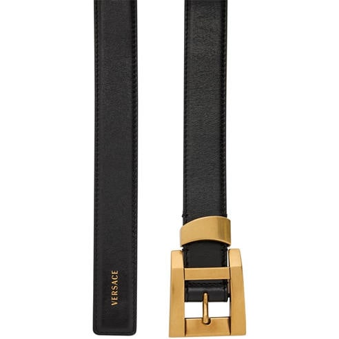 Versace - BUCKLE 30 CALF LEATHER BELT