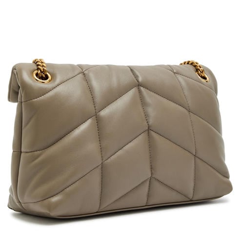 Saint Laurent - Women's Lou Puffer Small Leather Shoulder Bag