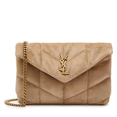 Saint Laurent - Women's Toy Puffer Suede Shoulder Bag