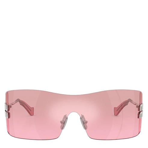 Miu Miu - Women's Aube Metal Shield Sunglasses